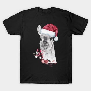 Christmas Animals - Llama T-Shirt